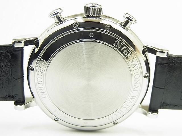 IWC ポートフィノ・クロノ ブラック 革ベルト IW391002 - 腕時計
