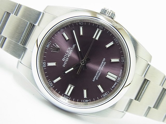 ロレックス オイスターパーペチュアル メンズ 116000 パープル - 腕時計専門店THE-TICKEN(ティッケン) オンラインショップ
