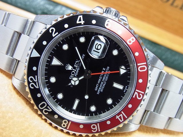ロレックス GMTマスターII 16710 赤黒ベゼル A番 - 腕時計専門店THE 