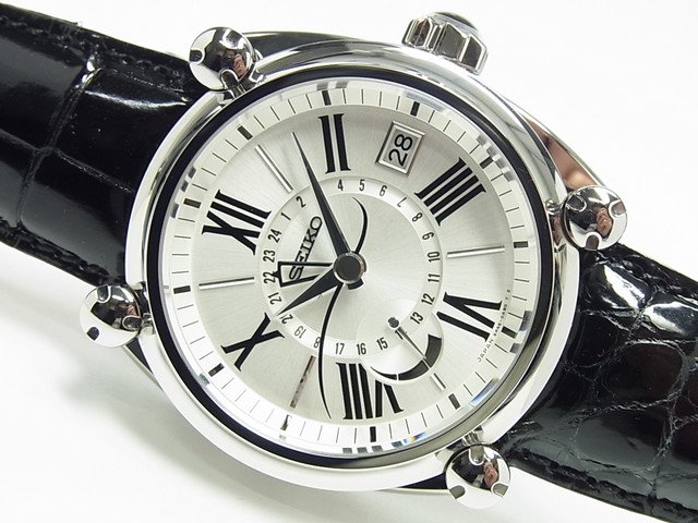 セイコー ガランテ・GMT＆パワーリザーブ シルバー SBLA035 - 腕時計専門店THE-TICKEN(ティッケン) オンラインショップ