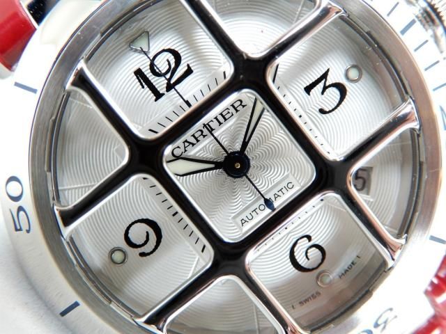 ダイヤモデル】カルティエ パシャ 38mm ダイヤグリッド【極美品