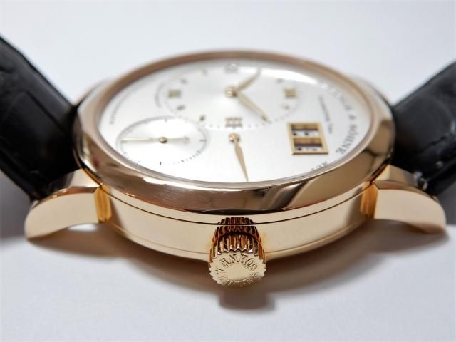 A.ランゲ＆ゾーネ　純正アリゲーターストラップ　ベルト　ピンク ランゲ1 - 191.063 | A.ランゲ＆ゾーネ