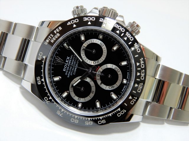 ロレックス デイトナ ステンレス 116500LN 黒文字盤 - 腕時計専門店THE 