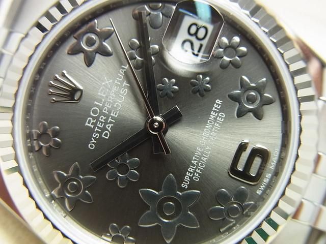 ロレックス デイトジャスト31 フラワー SS&18KWG Ref.178274