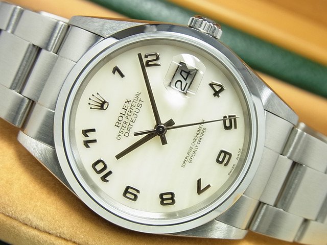 ロレックス デイトジャスト シェルアラビア Ref.16200 A番 - 腕時計専門店THE-TICKEN(ティッケン) オンラインショップ
