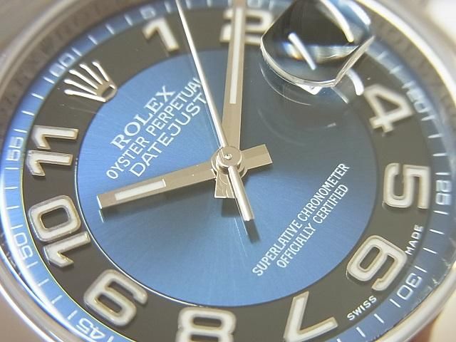 ロレックス デイトジャスト 116200 ブルーアラビア ランダム - 腕時計