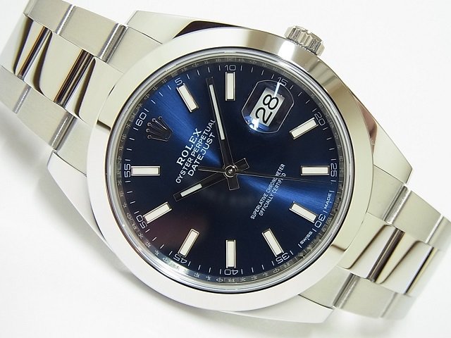ロレックス デイトジャスト41 ブルーバー 126300 国内正規品 - 腕時計専門店THE-TICKEN(ティッケン) オンラインショップ