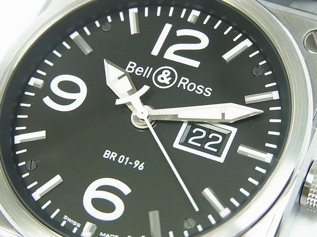 ベル＆ロス BR01-96 ビッグデイト 46MM 正規品 - 腕時計専門店THE ...