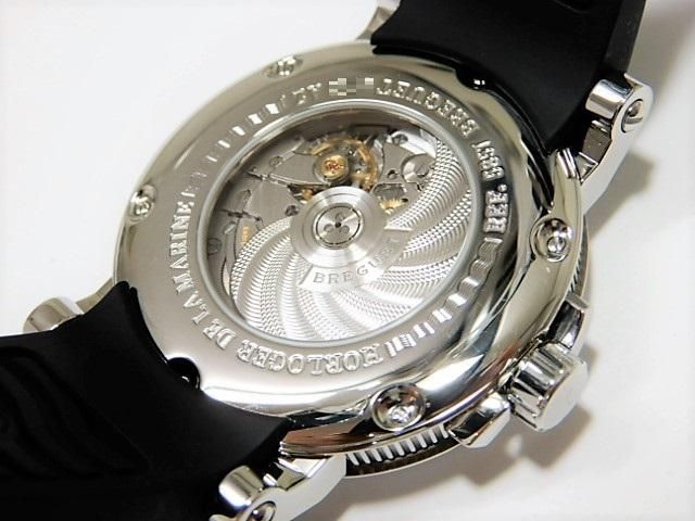 ブレゲ マリーン GMT SS/ラバーストラップ 国内正規品 - 腕時計