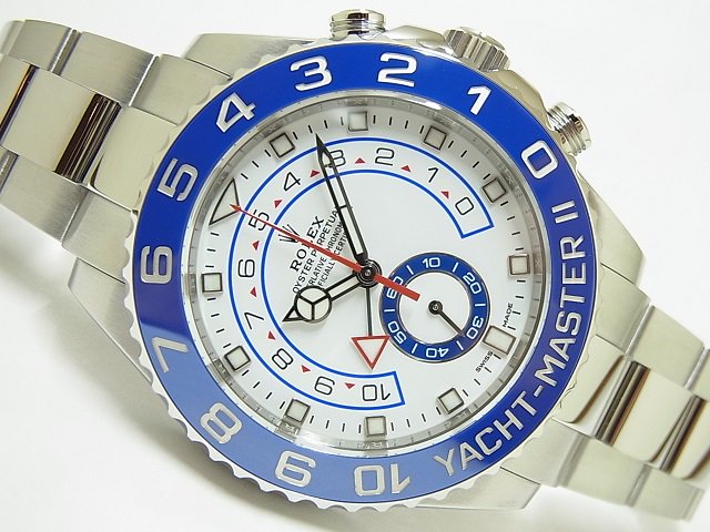 ロレックス ヨットマスターII Ref.116680 SS 後期ベンツ針 - 腕時計