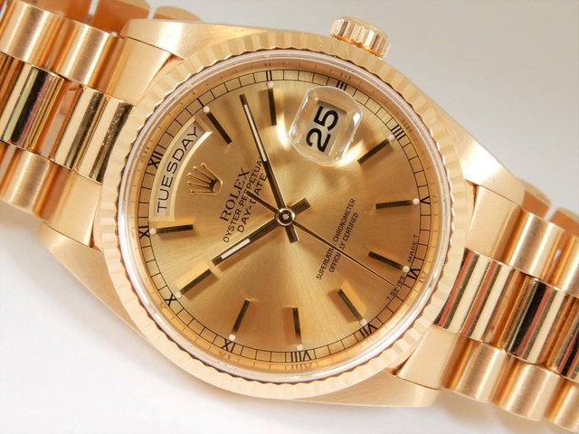ロレックス デイデイト 18238 18KYG S番 正規品 - 腕時計専門店THE ...