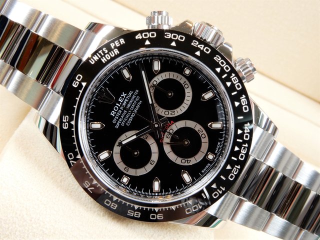 ロレックス デイトナ ブラック文字盤 116500LN 未使用品 - 腕時計専門 ...
