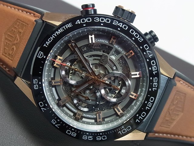 タグ・ホイヤー カレラ キャリバー ホイヤー01 Ti&RG 正規品 - 腕時計 