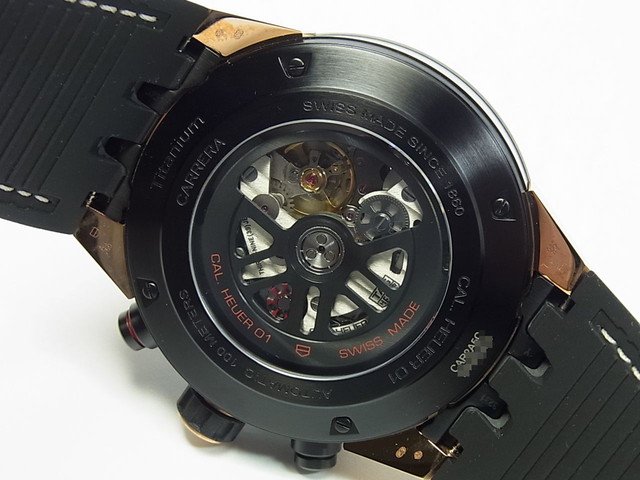 タグ・ホイヤー カレラ キャリバー ホイヤー01 Ti&RG 正規品 - 腕時計 