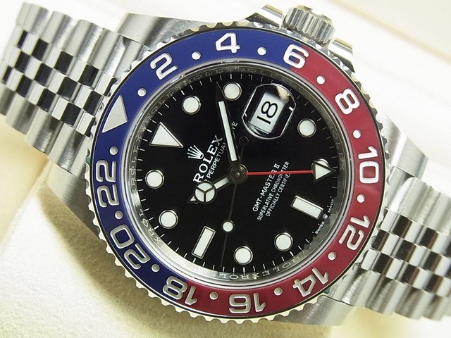 ロレックス GMTマスターII レッド・ブルーベゼル Ref.126710BLRO - 腕時計専門店THE-TICKEN(ティッケン)  オンラインショップ