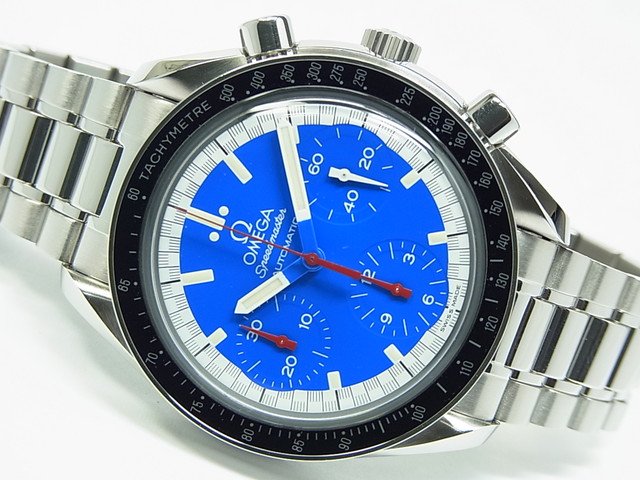 オメガ スピードマスター・レーシング ブルー文字盤 3510-81 - 腕時計 