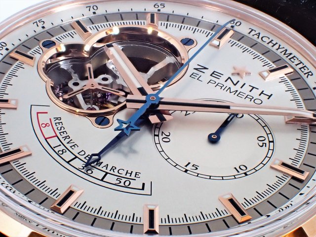 ゼニス クロノマスター・エルプリメロ オープン パワーリザーブ 18KRG 正規 - 腕時計専門店THE-TICKEN(ティッケン) オンラインショップ