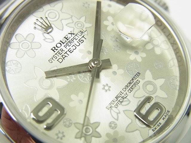 ロレックス ROLEX 116200 G番(2011年頃製造) シルバーフラワー メンズ 腕時計