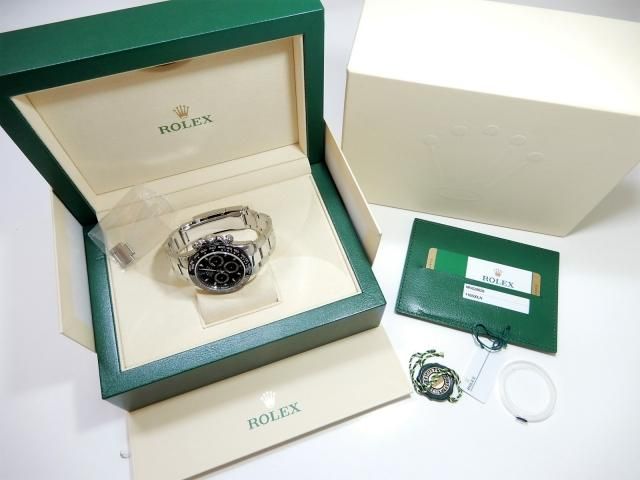 ROLEX デイトナ ブラック ステンレス ロレックス デイトナ ステンレス ブラック 116520 V番 - 腕時計専門店