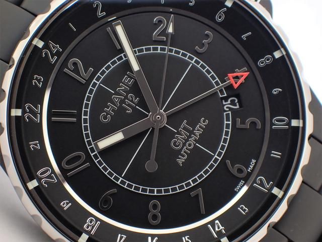 シャネル J12 GMT マットブラックセラミック 正規品 - 腕時計