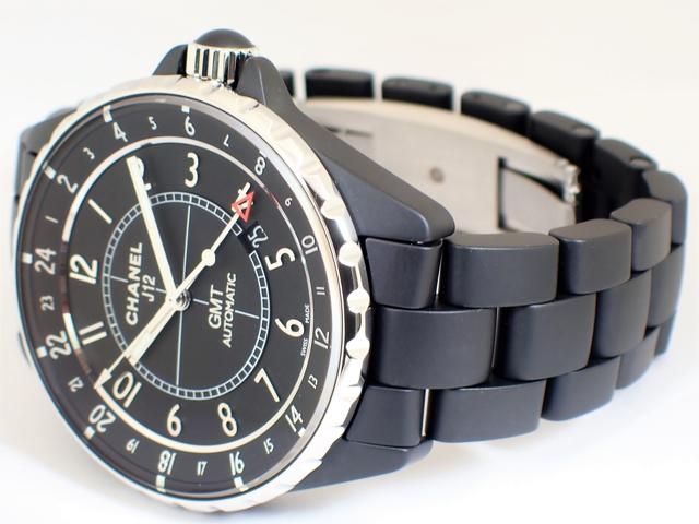 シャネル J12 GMT マットブラックセラミック 正規品 - 腕時計