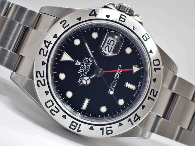 ロレックス エクスプローラーII ブラック Ref.16570 ランダム - 腕時計 