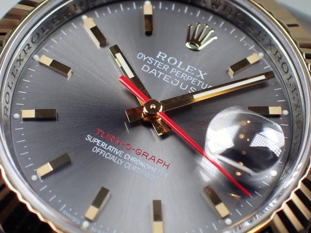 ロレックス ターノグラフ YGコンビ グレー ジュビリーブレス
