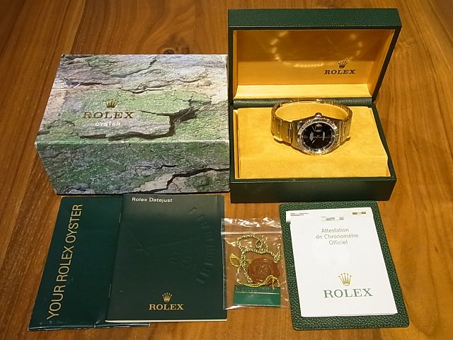 ロレックス サンダーバード 16264 ブラック F番 3連ブレス - 腕時計専門店THE-TICKEN(ティッケン) オンラインショップ