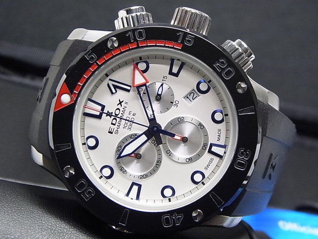 エドックス クロノオフショア1・シャークマンII 300本限定 - 腕時計 