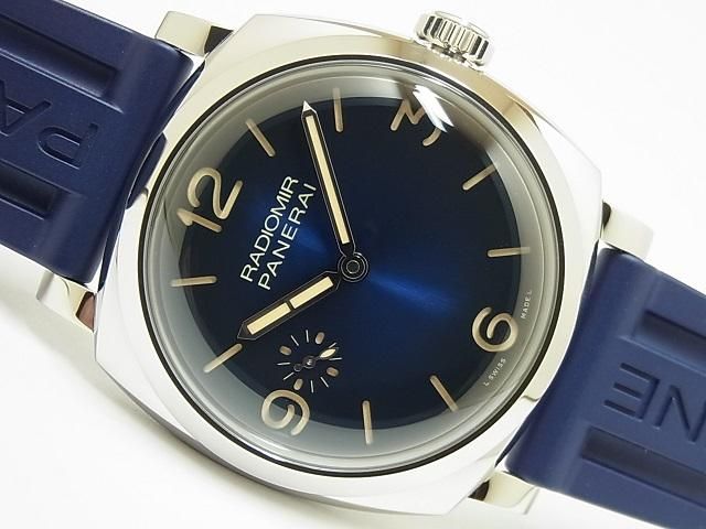 【113443】PANERAI パネライ  PAM00932 ラジオミール1940 ブルーダイヤル SS/レザー/レザー（クロコ） 自動巻き 保証書 純正ボックス 腕時計 時計 WATCH メンズ 男性 男 紳士