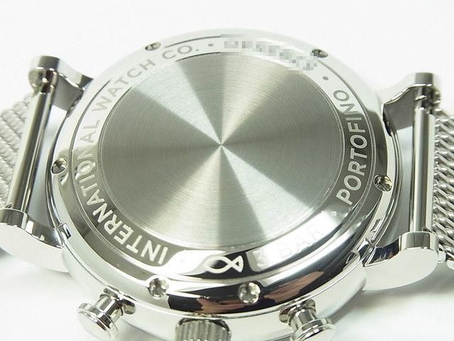 IWC ポートフィノ・クロノグラフ ブラック文字盤 ミラネーゼ