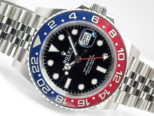 ロレックス GMTマスターII レッド/ブルーベゼル 126710BLRO - 腕時計 