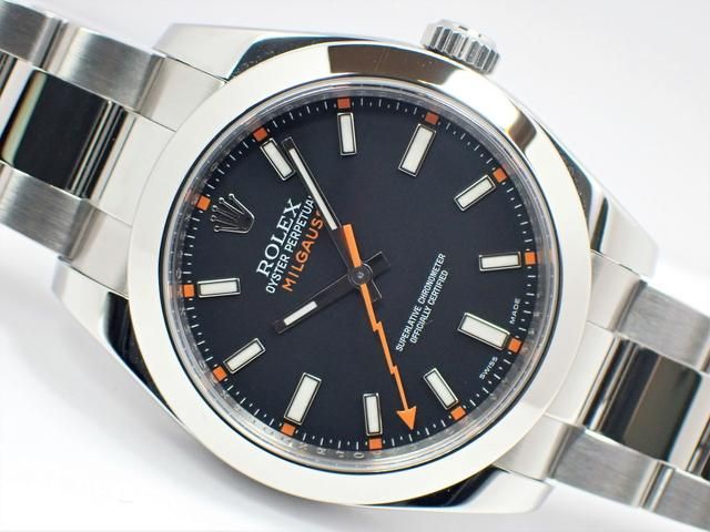 ロレックス ミルガウス ブラック 116400 G番 - 腕時計専門店THE-TICKEN