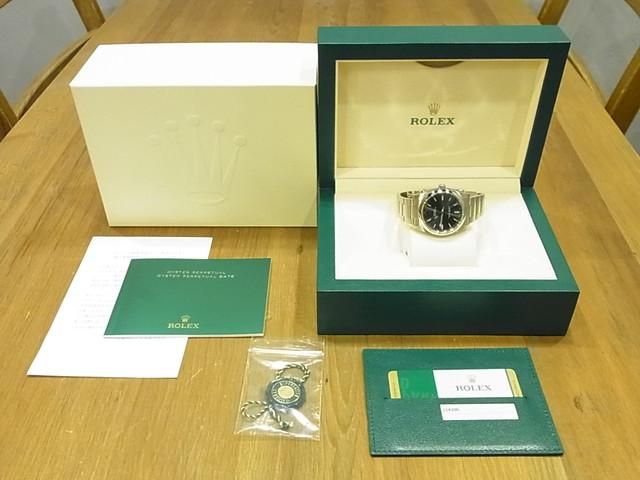ロレックス オイスターパーペチュアル34 オリーブグリーン Ref