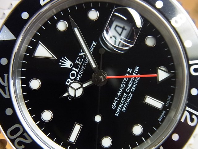 ロレックス GMTマスターII Ref.16710 黒ベゼル A番 - 腕時計専門店THE 
