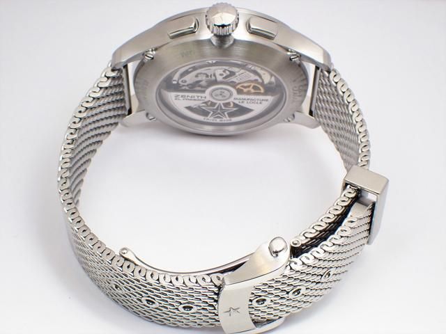 ゼニス パイロット ビッグデイト・スペシャル ブラック ブレス