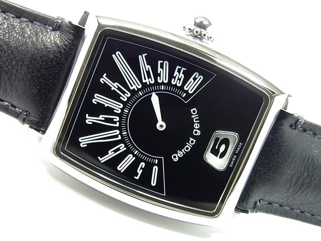 ジェラルド・ジェンタ レトロ ソロ G3671 ブラック文字盤 - 腕時計専門 ...