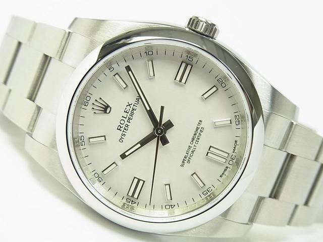 ロレックス オイスターパーペチュアル36 ホワイトバー Ref