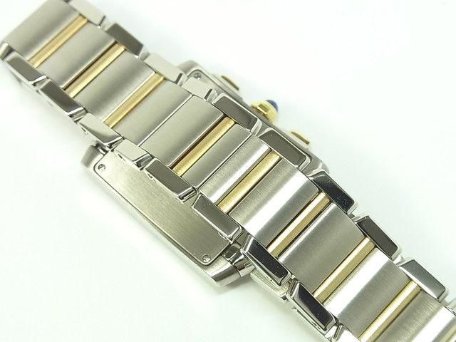 カルティエ タンクフランセーズ クロノリフレックス LM W51004Q4