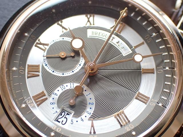 5827BB/12/5ZU シルバー Breguet（ブレゲ）マリーンII クロノ