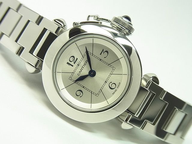 カルティエ ミス パシャ ウォッチ 27MM シルバー文字盤 - 腕時計専門店THE-TICKEN(ティッケン) オンラインショップ