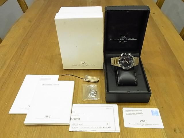 IWC GSTアラーム SS ブラック Ref.3537-002 生産終了 - 腕時計