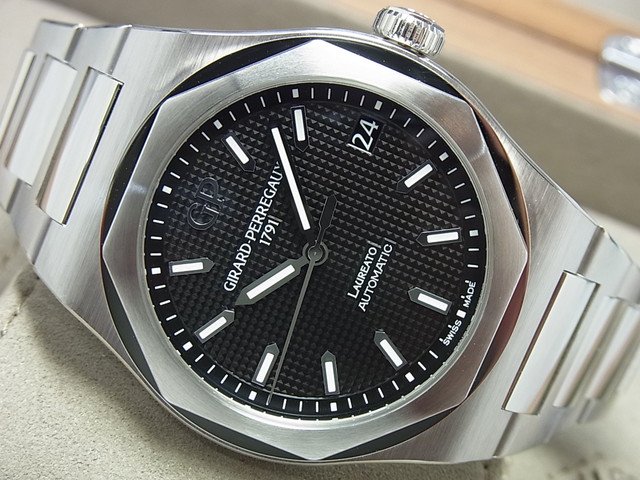 ジラール・ペルゴ ロレアート 42MM ブラック 81010-11-634-11A - 腕時計専門店THE-TICKEN(ティッケン)  オンラインショップ