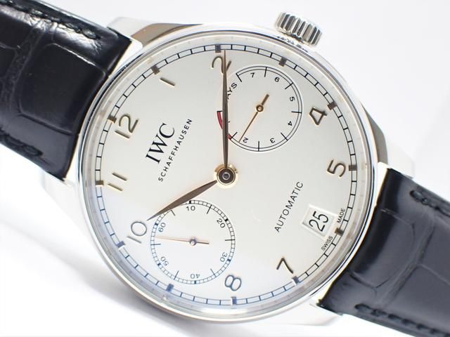 IWC 腕時計 楽天市場】IWC ポルトギーゼ 7DAYS IW500104 シルバー文字盤