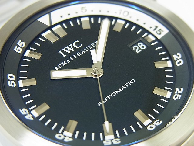 IWC アクアタイマー・オートマチック ブラック SS ブレス 3548-05