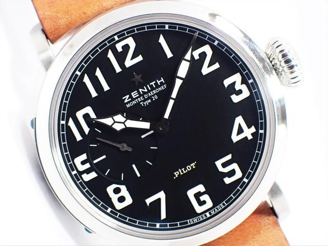 高級品市場 ゼニス パイロット タイプXX アエロネフ 40MM 03.1930.681/21 その他