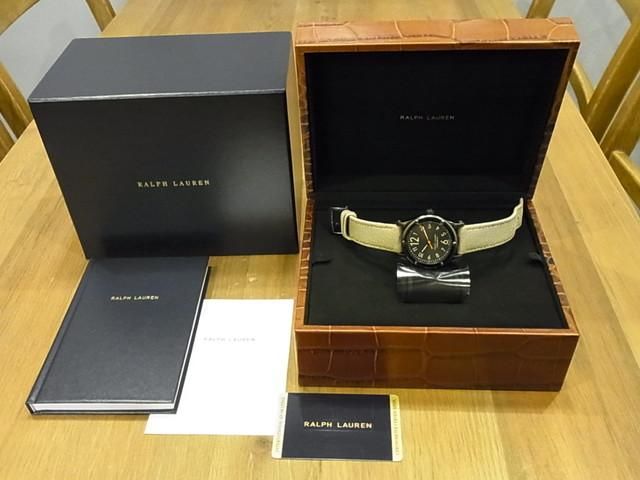 独特の上品 ラルフローレン サファリ・RL67 39MM RLR0250900 正規品 時計