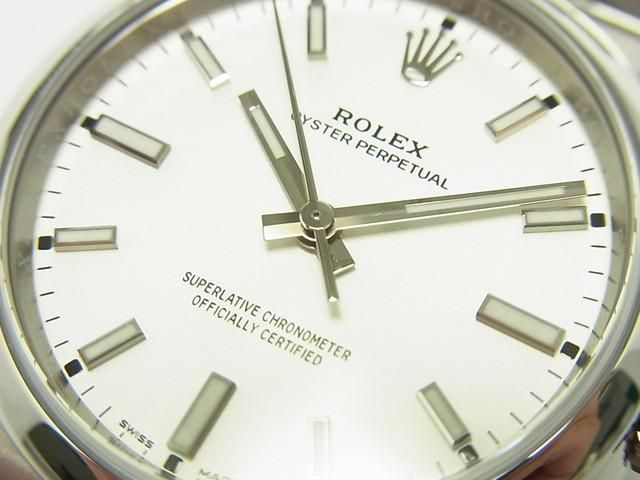 ロレックス オイスターパーペチュアル34 ホワイト Ref.114200