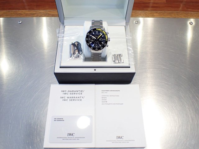 IWC アクアタイマー・クロノグラフ ブラック ブレス - 腕時計専門店THE-TICKEN(ティッケン) オンラインショップ