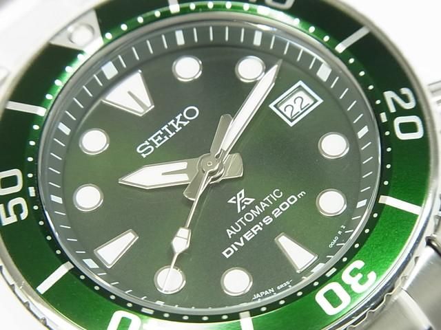セイコー プロスペックス・ダイバースキューバ SBDC081 グリーン文字盤